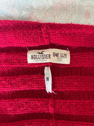 Bufanda/Braga Roja Hollister