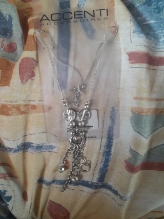 Collar Accenti Plata con Colgante