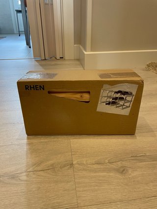 Botellero RHEN de madera sin estrenar.