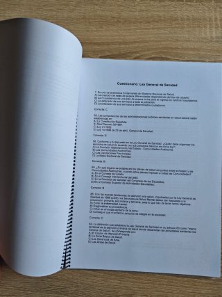 Libro de test común y específico para TCAE