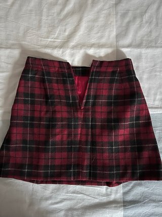 Falda vintage cuadros