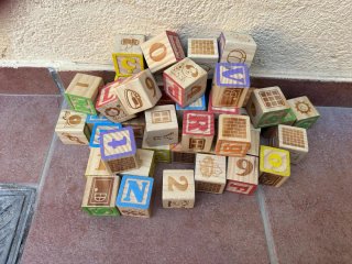 Bloques de Madera Educativos para Bebés
