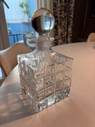 Caraffa Whisky Cristallo Quadrata