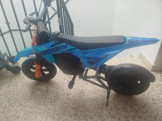 Moto Eléctrica Infantil Enduro/Motocross Azul