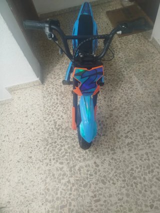 Moto Eléctrica Infantil Enduro/Motocross Azul