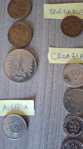 Lote monedas antiguas internacionales