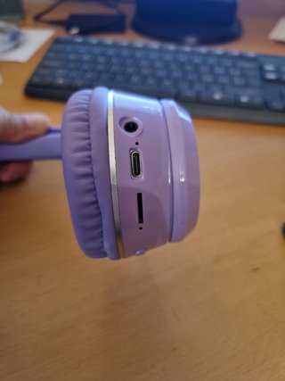 Cuffie Wireless Isolamento Acustico Viola