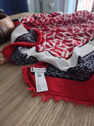 Foulard Tommy Hilfiger Rosso Bianco