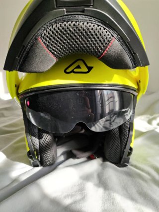 Casco Acerbis Amarillo flúor talla L