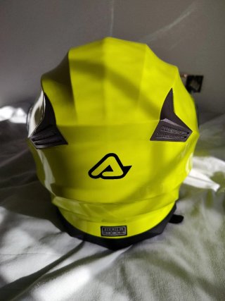 Casco Acerbis Amarillo flúor talla L