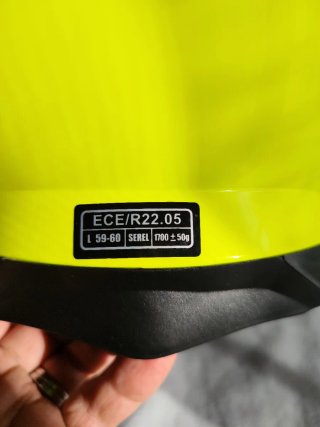 Casco Acerbis Amarillo flúor talla L