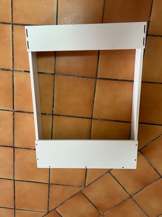 Adaptador cambiador blanco para cómoda