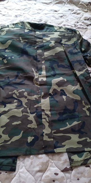 Camisa Militar Camuflaje España Talla 3