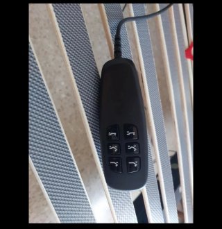 Cama articulada eléctrica con mando – Como nueva