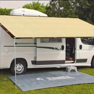 TOLDO VELA RECTANGULAR DE 3X4 COLOR CREMA