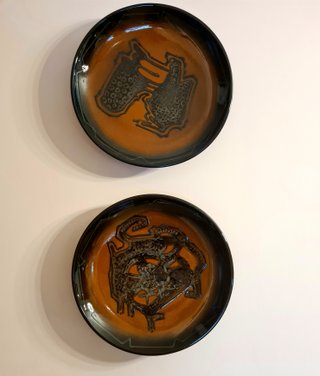 2 Platos Decorativos modernos