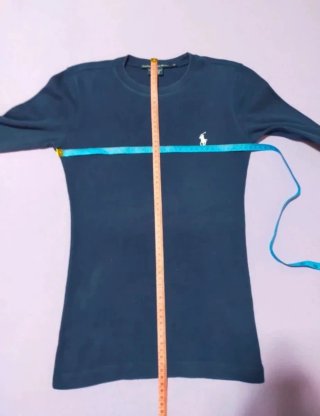 Maglia Polo Ralph Lauren donna XS blu navy
