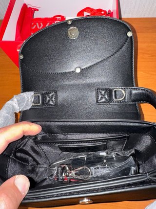 Borsa Diesel 1DR Donna Nera Argento