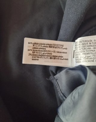 Pantaloni blu eleganti