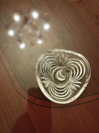 Juego de cristal decorativo