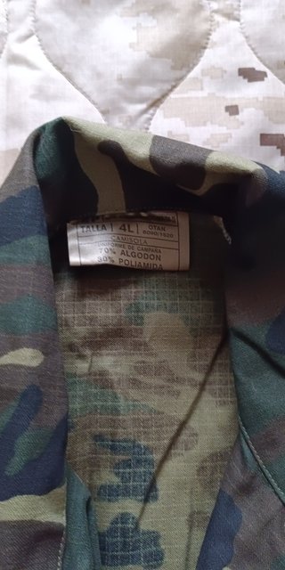 Chaqueta militar camuflaje España 4L