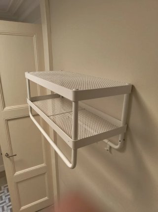 Perchero Estante Pared IKEA MACKAPÄR Blanco