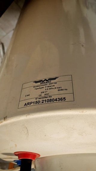 Termo eléctrico aparici