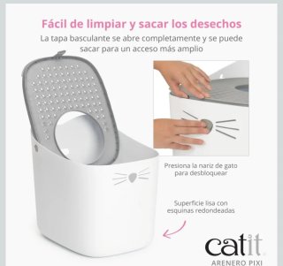 Arenero Catit con diseño de gato