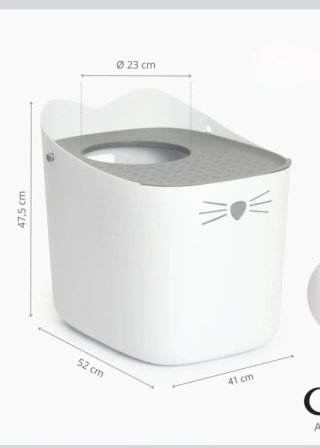 Arenero Catit con diseño de gato