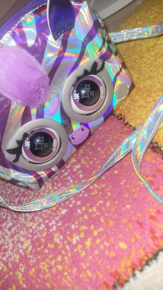 Purse Pets Cebra Holográfica