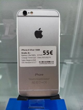 iPhone 6 Argento 16GB - Grado A+