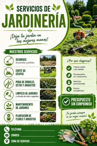 Servicios de Jardinería Profesional