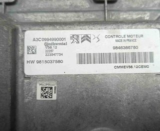 2324658 centralita motor uce 9815037580 citroen c3
