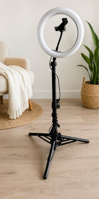 Aro de Luz LED con Trípode y Soporte