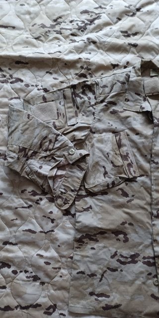 Camisa Militar Camuflaje España Talla 2L