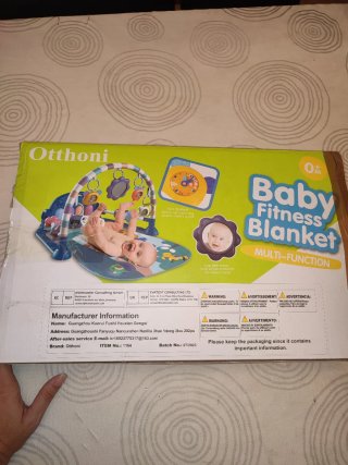 Manta de actividades para bebé con piano musical