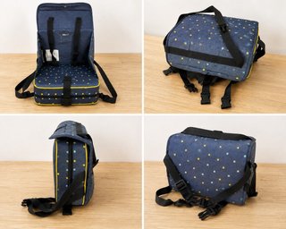 Trona de viaje portátil estrellas