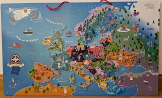 Puzzle Magnético Europa Infantil