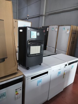 Estufa a gas negra en liquidacion