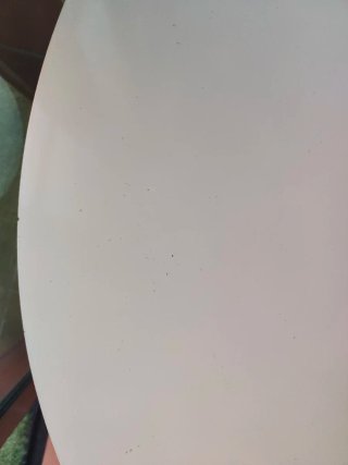 Mesa redonda blanca de 90cm
