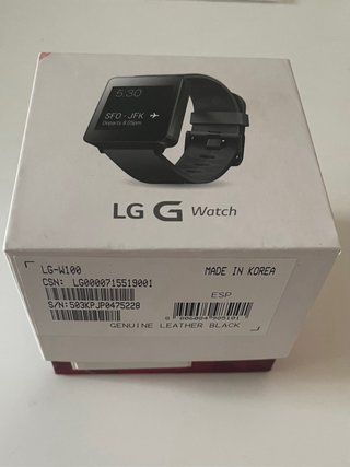 LG G Watch LG-W100 Smartwatch Negro