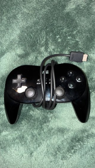 Mando Pro Clásico Wii Negro