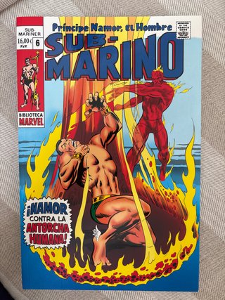 Biblioteca marvel namor, el hombre submarino 6....