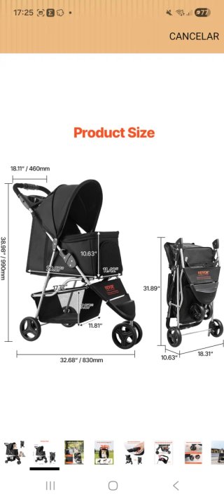 Carrito para perro