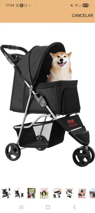 Carrito para perro