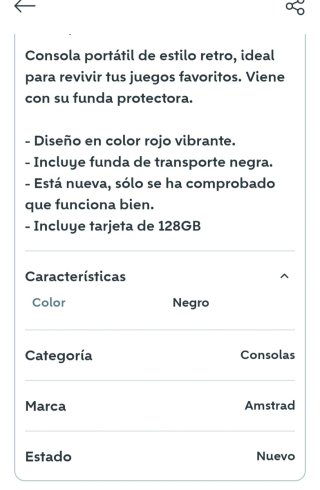 Consola Portátil Roja Nueva revive tus juegos