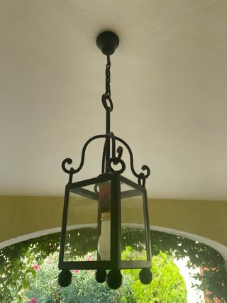 Lámpara de techo exterior terraza