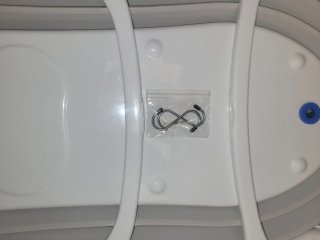 Bañera Bebé Plegable Asalvo Blanca