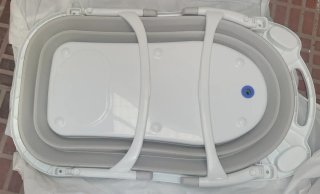 Bañera Bebé Plegable Asalvo Blanca