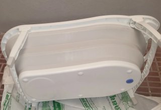Bañera Bebé Plegable Asalvo Blanca
